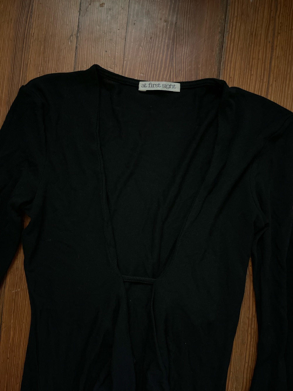 At First Sight Arashi Dress in Black Maxi Gown Elegant Ethereal Witchy Medieval - Picture 6 of 8